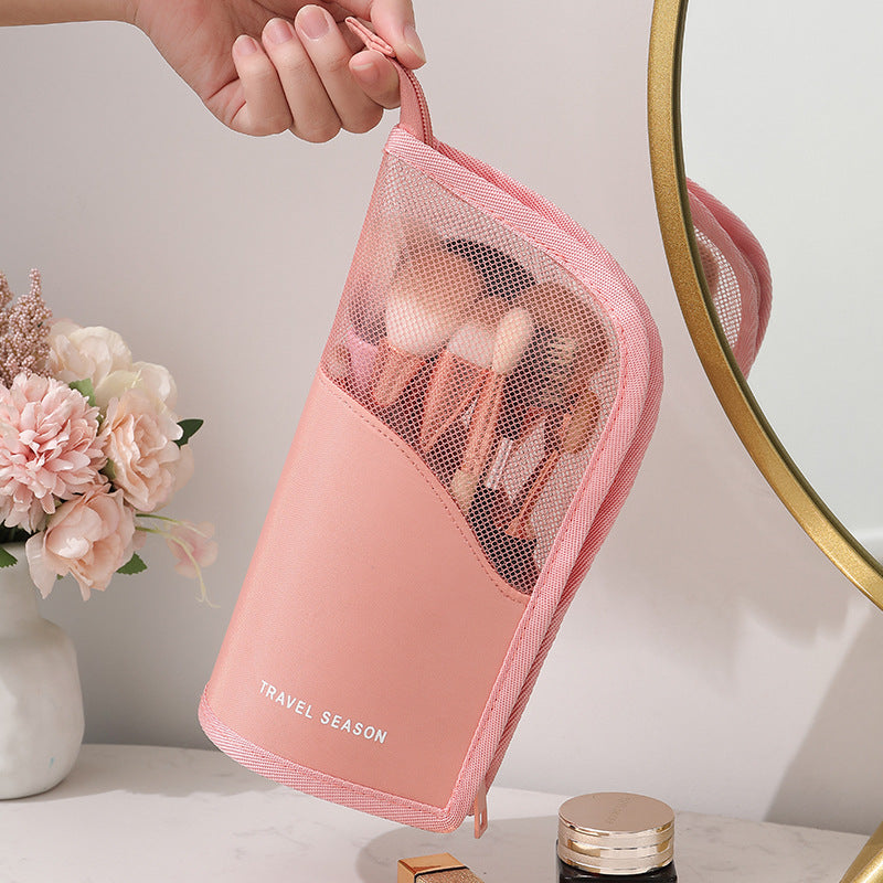 Makeup Brush Organizer and Portable Storage Bag
