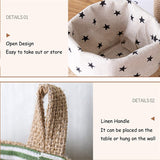 Linen Wall Hanging Storage Bags for Organizing Items
