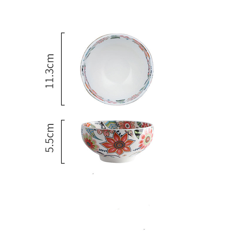 Modern Ceramic Bowl - Creative Japanese Design for Home