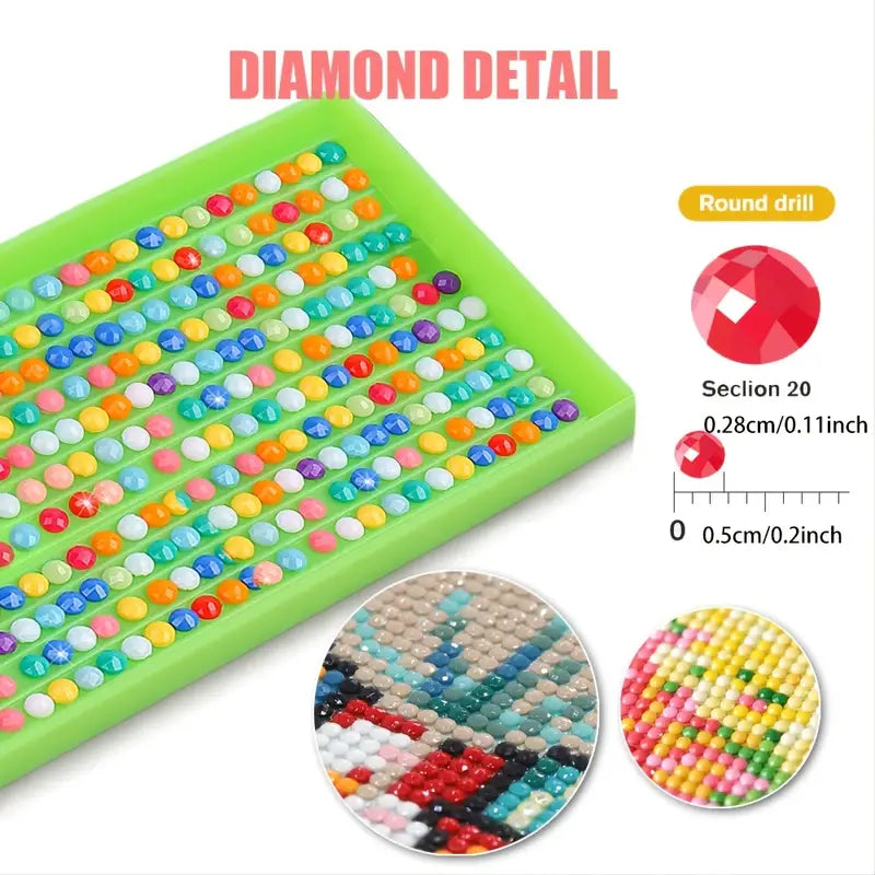 DIY 5D Diamond Painting Snow Scenic Home Decor (1pc)