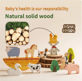 Children's Animal Puzzle Stacking Blocks