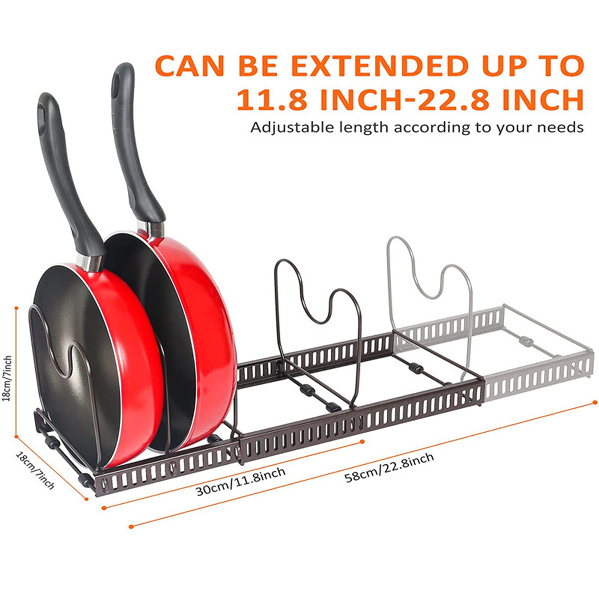 Multi-Layer Telescopic Kitchen Storage Rack