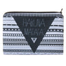 Geometric Pattern Makeup Bag - Large Travel Toiletry Case