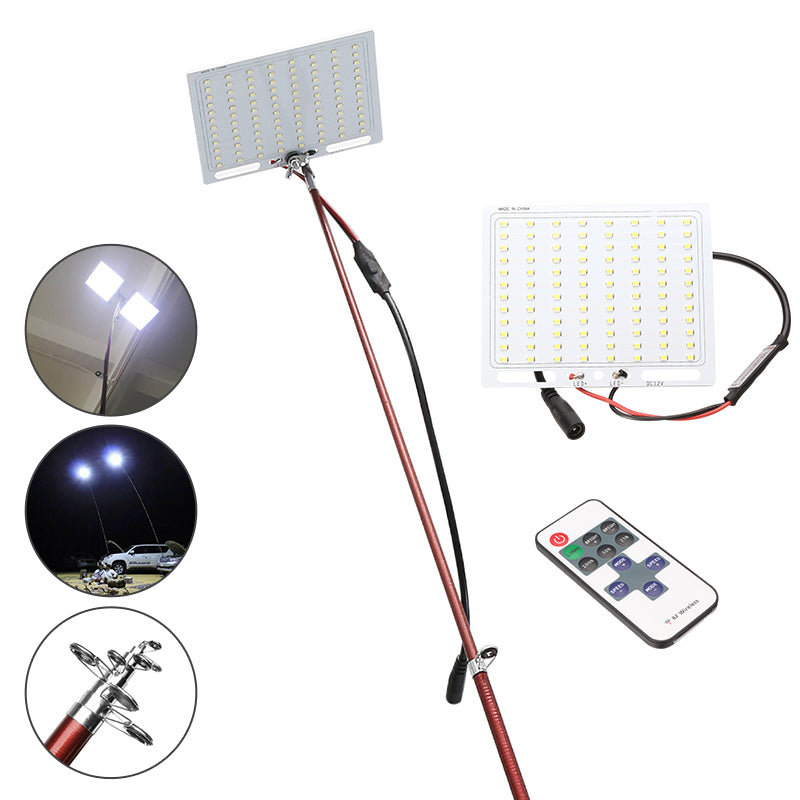 5m RF Remote Control LED Fishing Rod Light for Camping
