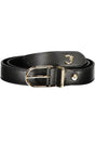 COCCINELLE WOMEN'S BLACK LEATHER BELT