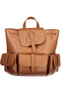 COCCINELLE WOMEN'S BROWN BACKPACK