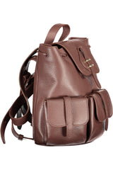 COCCINELLE WOMEN'S BROWN BACKPACK