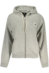 Converse Women's Zip-Up Hoodie, Grey