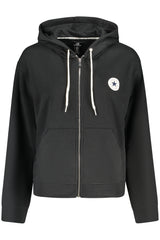 Converse Women's Zip-Up Hoodie Black