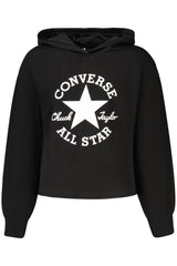 Converse Girls' Zip-Up Hoodie, Black