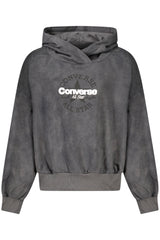 Converse Girls' Zip-Up Hoodie, Black