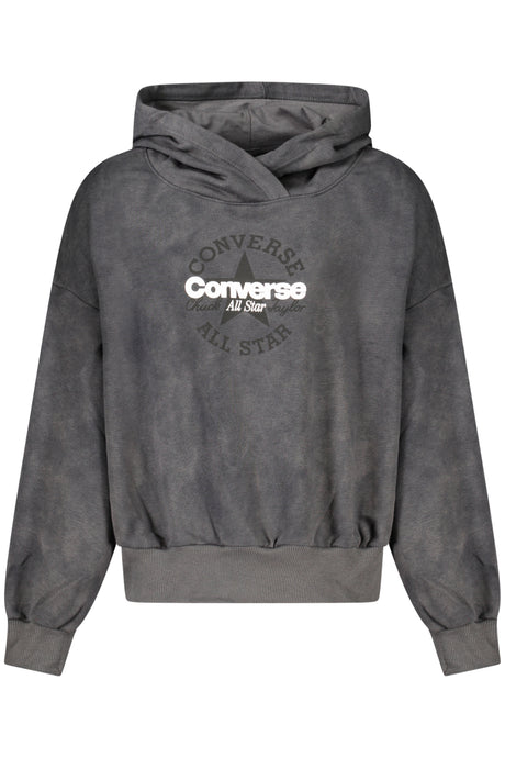 Converse Girls' Zip-Up Hoodie, Black