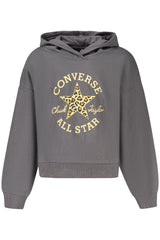 Converse Girls' Zip-Up Hoodie, Black