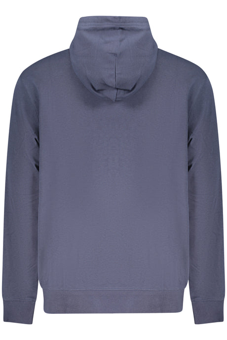 CONVERSE MEN'S BLUE ZIP-UP SWEATSHIRT
