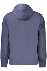 CONVERSE MEN'S BLUE ZIP-UP SWEATSHIRT