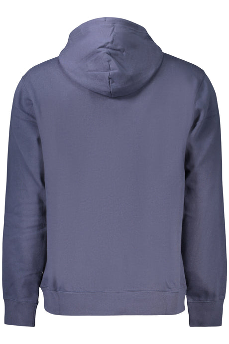 CONVERSE MEN'S BLUE ZIP-UP SWEATSHIRT