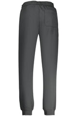 CONVERSE MEN'S BLACK LONG TRACKSUIT PANTS