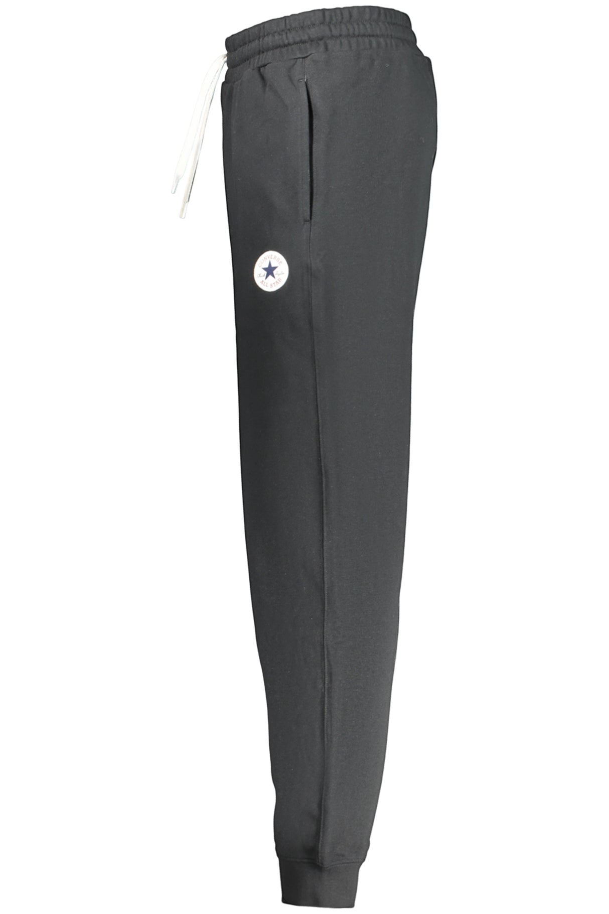 CONVERSE MEN'S BLACK LONG TRACKSUIT PANTS