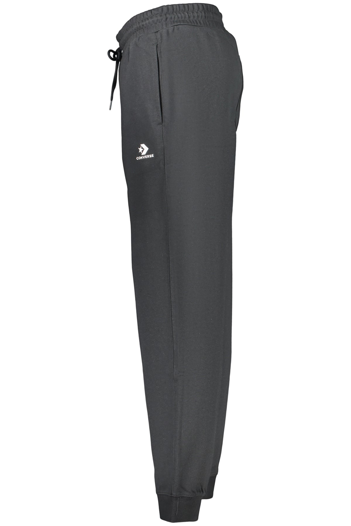 CONVERSE MEN'S BLACK LONG TRACKSUIT PANTS