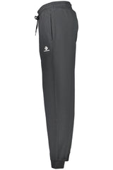 CONVERSE MEN'S BLACK LONG TRACKSUIT PANTS