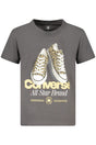 Converse Girls' Short-Sleeved T-Shirt, Grey