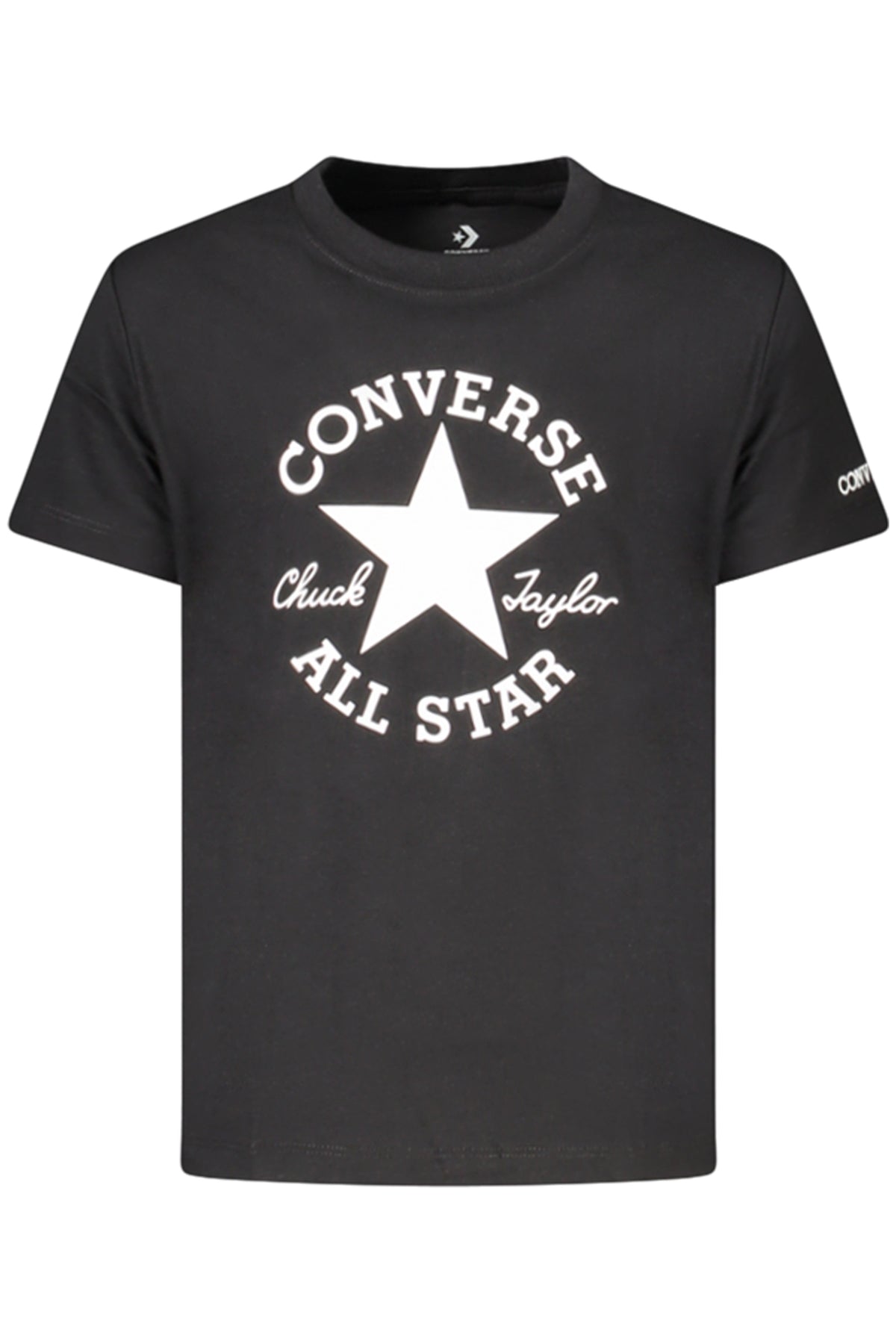 Converse Girls' Short-Sleeved T-Shirt, Black