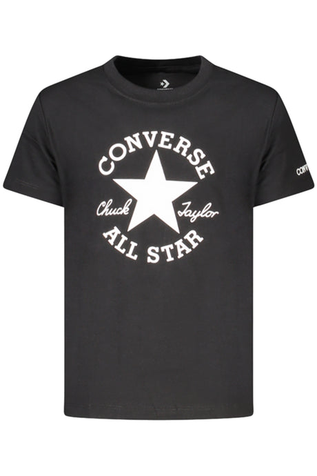 Converse Girls' Short-Sleeved T-Shirt, Black