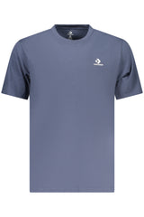 CONVERSE MEN'S SHORT-SLEEVE T-SHIRT BLUE