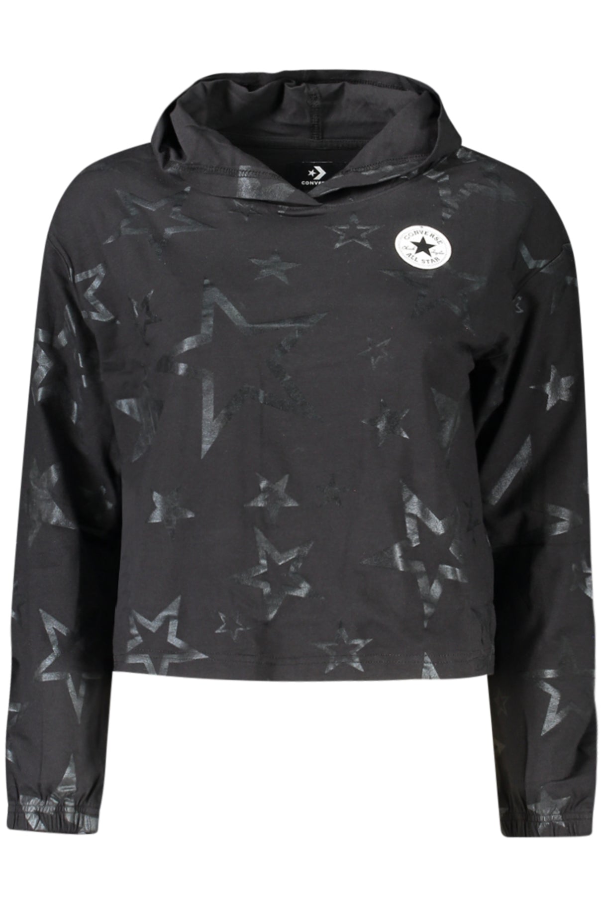 Converse Girls' Long-Sleeved T-Shirt, Black