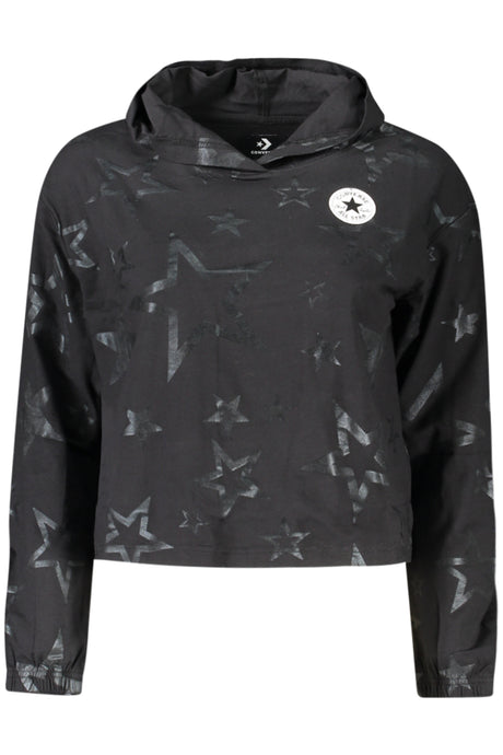 Converse Girls' Long-Sleeved T-Shirt, Black