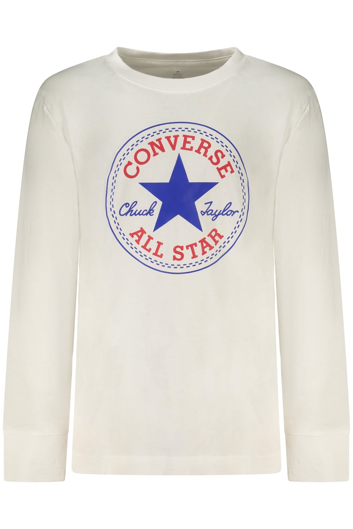 CONVERSE LONG-SLEEVED T-SHIRT FOR KIDS, WHITE