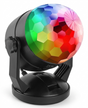 Denver LDB-319MK2 Disco Light Ball with Sound-Activated Light Show (Works via Mains or 3x AA Batteries)