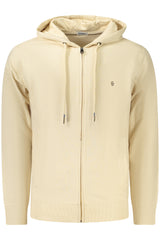 COVERI MOVING MEN'S BEIGE ZIP-UP SWEATSHIRT