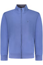 COVERI MOVING MEN'S BLUE ZIP-UP SWEATSHIRT