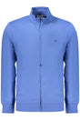 COVERI MOVING MEN'S BLUE ZIP-UP SWEATSHIRT