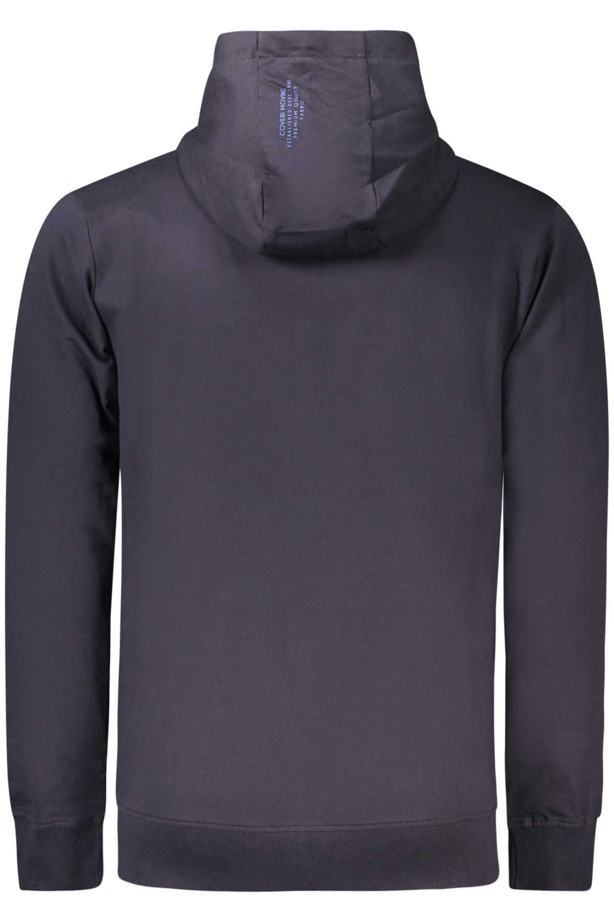 COVERI MOVING MEN'S BLUE ZIP-UP SWEATSHIRT