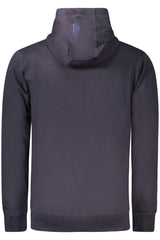 COVERI MOVING MEN'S BLUE ZIP-UP SWEATSHIRT