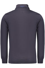 COVERI MOVING MEN'S BLUE ZIP-UP SWEATSHIRT