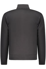COVERI MOVING MEN'S BLACK ZIP-UP SWEATSHIRT