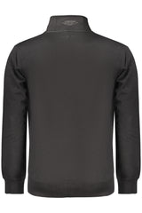 COVERI MOVING MEN'S BLACK ZIP-UP SWEATSHIRT