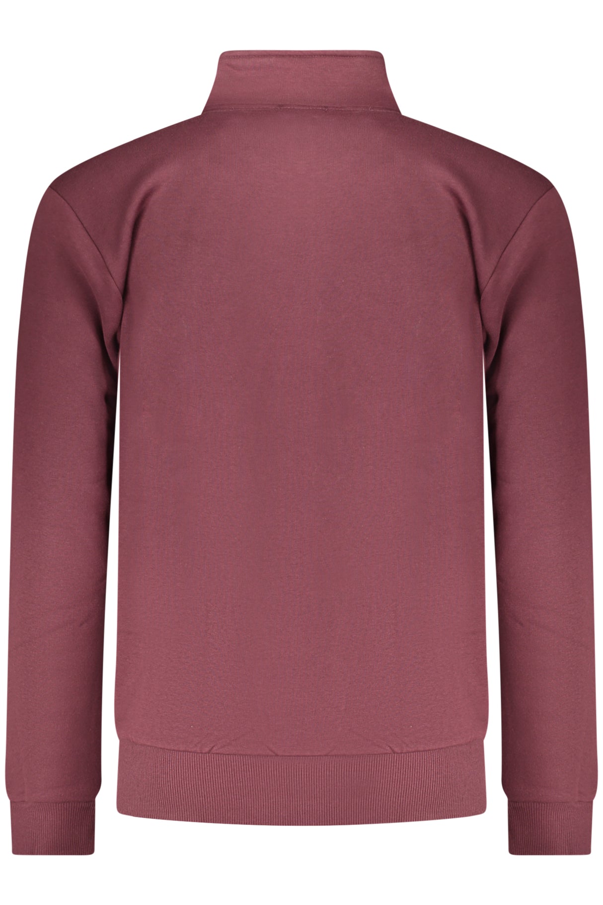 COVERI MOVING MEN'S RED ZIP-UP SWEATSHIRT