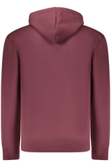 COVERI MOVING MEN'S RED ZIP-UP SWEATSHIRT