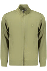 COVERI MOVING MEN'S ZIP-UP SWEATSHIRT GREEN