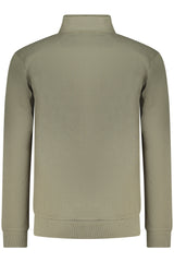 COVERI MOVING MEN'S ZIP-UP SWEATSHIRT GREEN