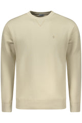 COVERI MOVING MEN'S ZIP-LESS SWEATSHIRT, BEIGE