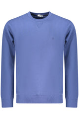 COVERI MOVING MEN'S BLUE ZIP-LESS SWEATSHIRT