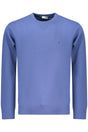 COVERI MOVING MEN'S BLUE ZIP-LESS SWEATSHIRT