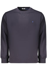 COVERI MOVING MEN'S BLUE ZIP-LESS SWEATSHIRT