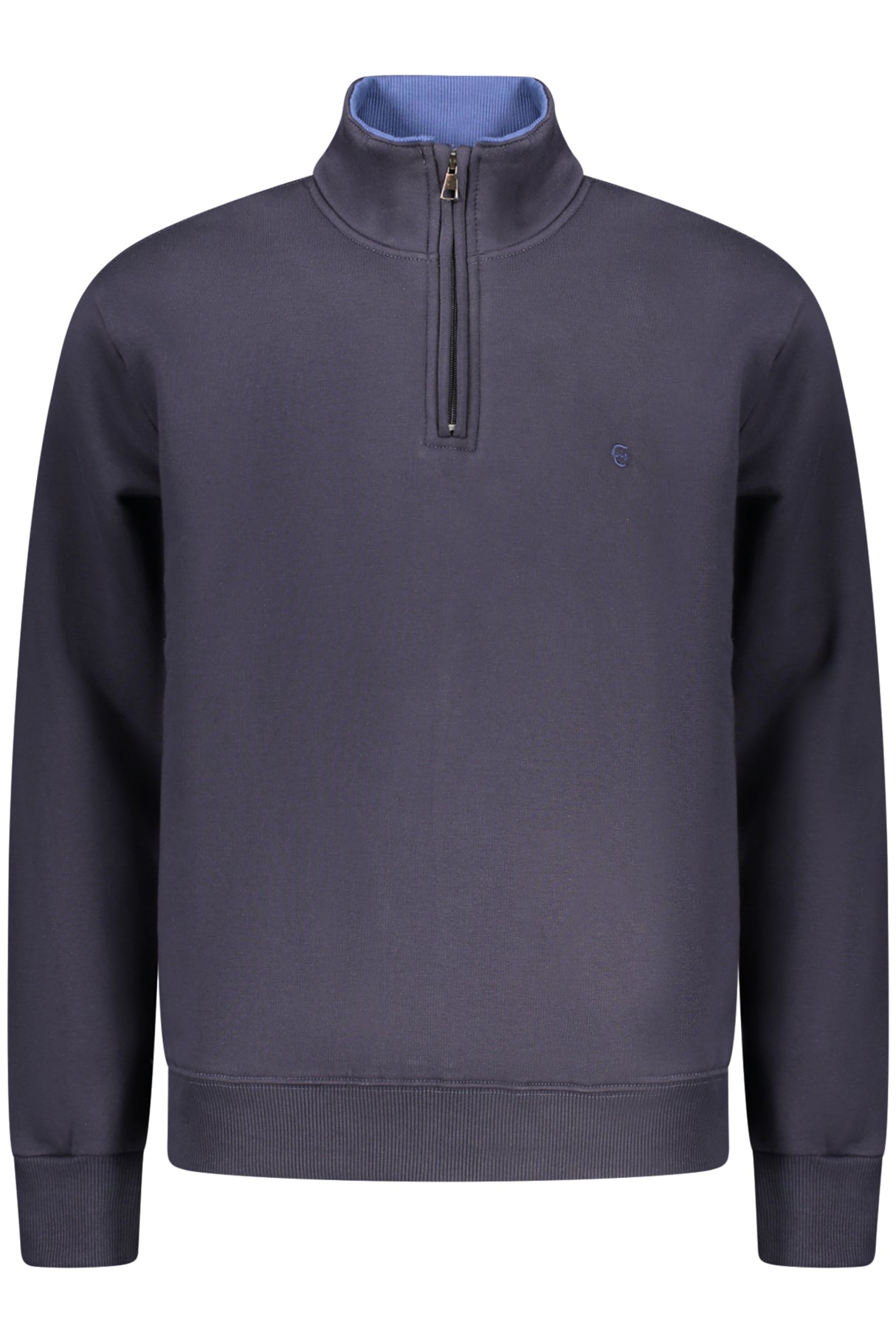 COVERI MOVING MEN'S BLUE ZIP-LESS SWEATSHIRT