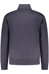 COVERI MOVING MEN'S BLUE ZIP-LESS SWEATSHIRT